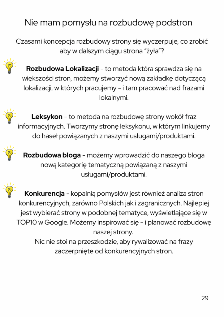 szkolenie z pozycjonowania