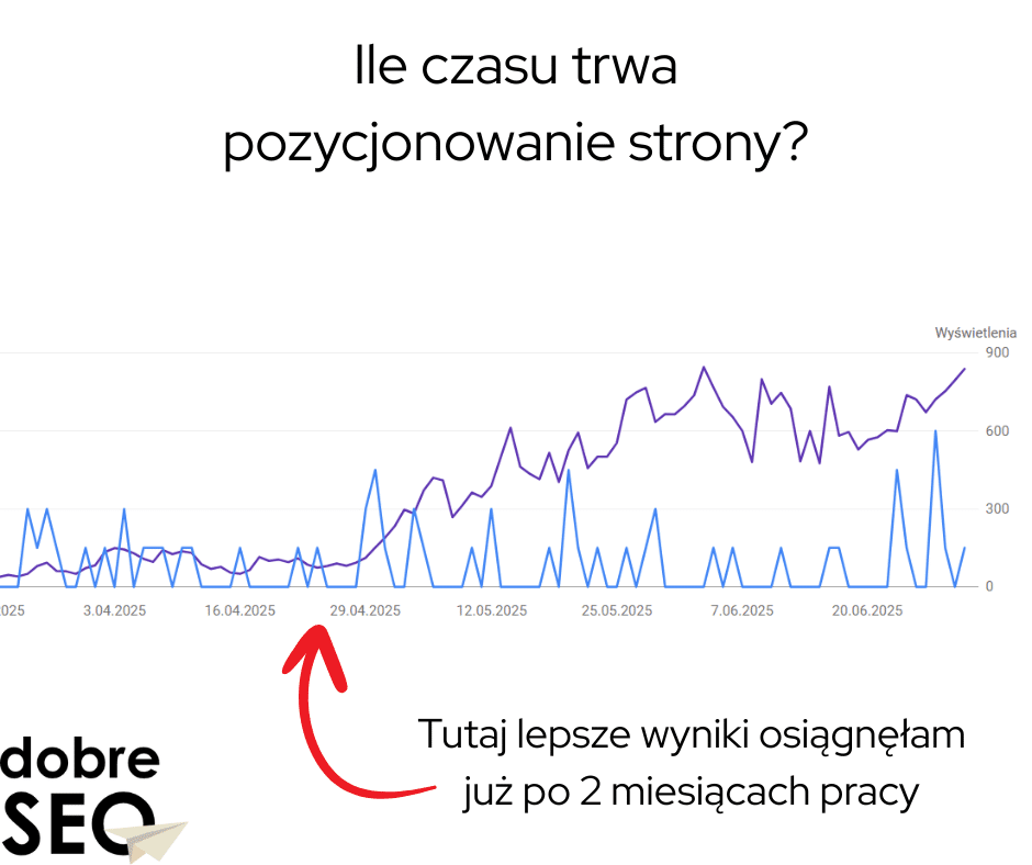 ile czasu trwa pozycjonowanie strony